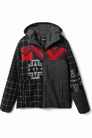 Desigual Chaqueta paño capucha - - L