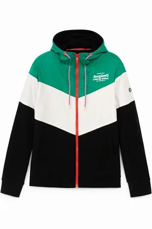 Desigual Chaqueta sudadera tricolor - - L