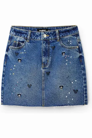 Desigual Minifalda vaquera Mickey Mouse - - L