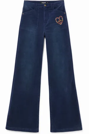 Desigual Pantalón wide leg slim - - 34