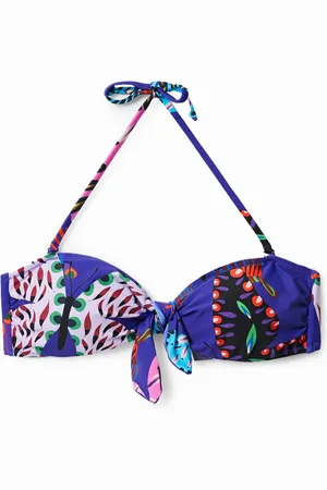 Desigual Top bikini nudo mariposas - - L