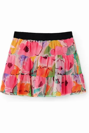 Desigual Minifalda tul floral - - 11/12