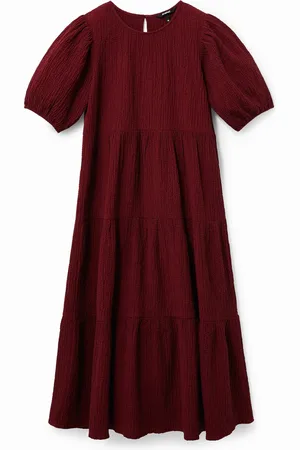 Desigual Vestido midi textura - - L