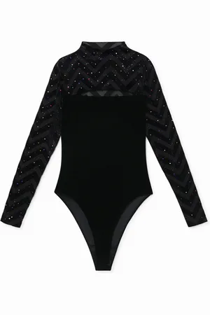 Desigual Body slim lentejuelas - - L