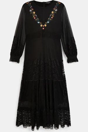 Desigual Vestido multicapas flores - - S