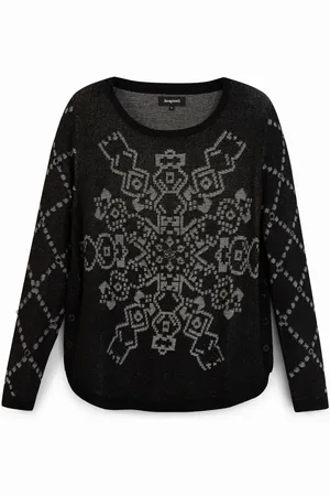 Desigual Jersey de galga fina estampado - - L
