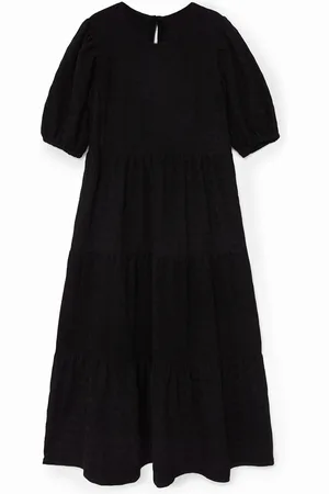 Desigual Vestido midi textura - - M