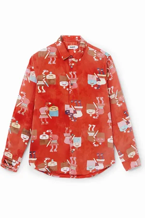 Desigual Camisa estampado washed - - L