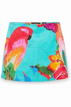 Desigual Minifalda tropical - - M