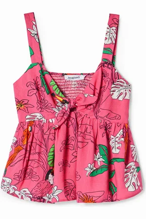 Desigual Top tirantes tropical - - L