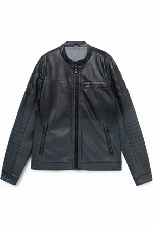 Desigual Chaqueta motera efecto piel - - L