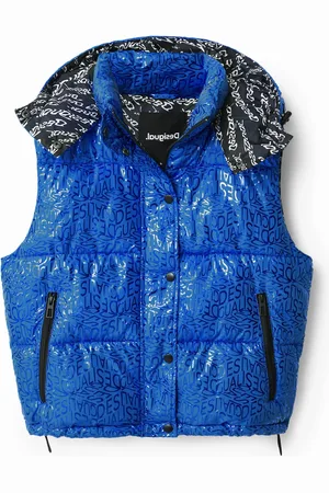 Desigual Chaleco acolchado logo - - L