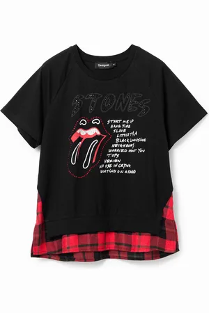 Desigual Camiseta oversize The Rolling Stones - - S