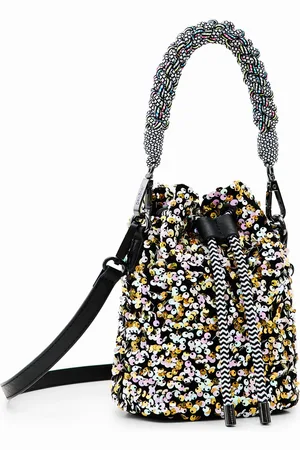 Desigual Bolso bucket pequeño lentejuelas - - U