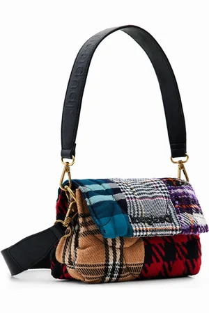Desigual Bandolera mini tartán - - U