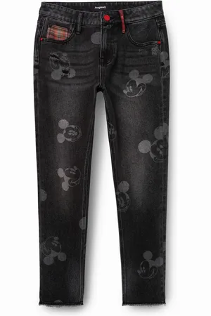 Desigual Pantalón vaquero boyfriend Mickey Mouse - - 30