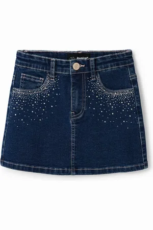 Desigual Minifalda vaquera strass - - 11/12
