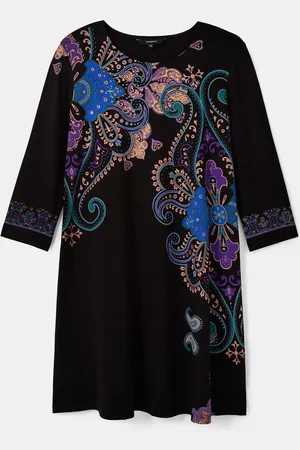 Desigual Vestido camisetero paisley - - L