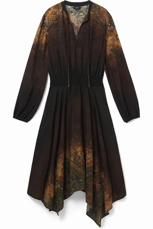 Desigual Vestido midi boho - - L