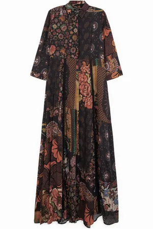 Desigual Vestido camisero largo - - M