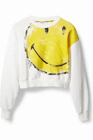 Desigual Sudadera crop Smiley® - - L