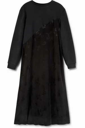 Desigual Vestido sudadera midi - - L
