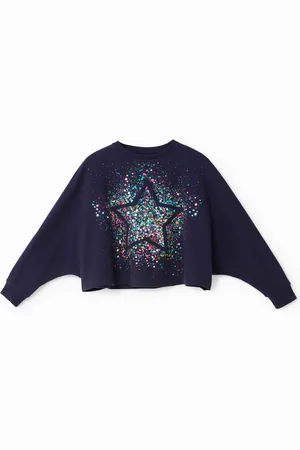 Desigual Sudadera oversize estrella - - 11/12