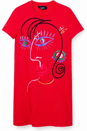 Desigual Vestido camiseta cara arty - - M