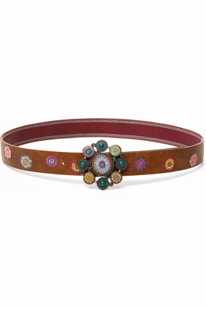Desigual Cinturón chapón bolas bordado - - 95
