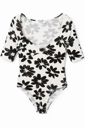 Desigual Body canalé flores - - L