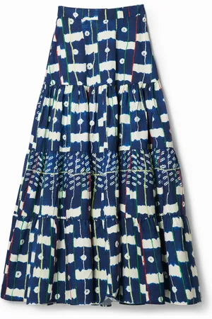 Desigual Falda larga multiposición Stella Jean - - S