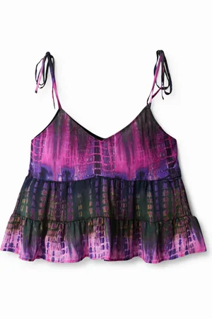 Desigual Top de tirantes tie- - RED - L