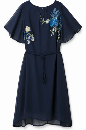 Desigual Vestido evasé floral - - L