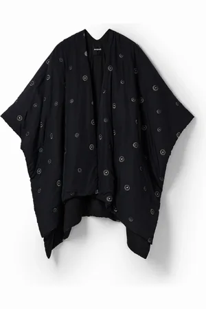 Desigual Poncho acolchado cinturón - - U