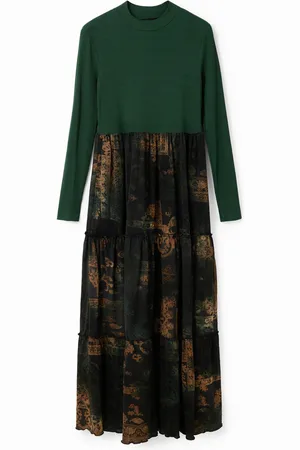 Desigual Vestido combinado midi - - XL
