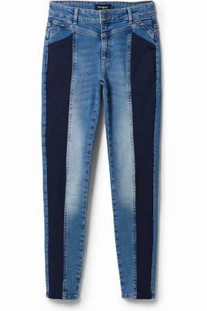 Desigual Vaqueros slim franja - - 34