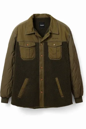 Desigual Parka militar bolsillos - - L