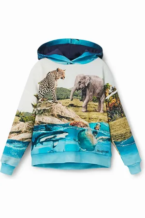 Desigual Sudadera animales africanos - - L