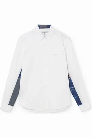 Desigual Camisa mangas patch estampado - - M