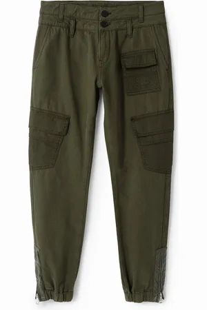 Desigual Pantalón Baggy bolsillos cargo - - 28