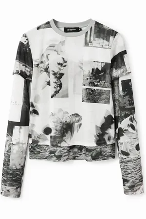 Desigual Camiseta doble fotográfica - - L