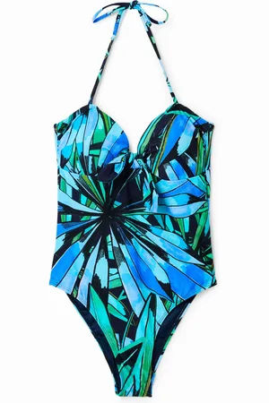 Desigual Bañador nudo tropical - - S