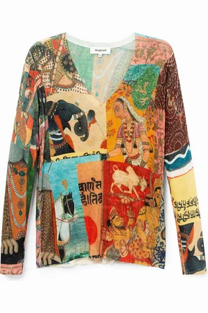 Desigual Jersey punto hindú - - L