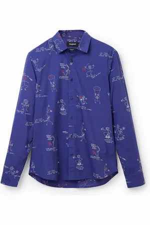 Desigual Camisa manga larga muñecos - - L