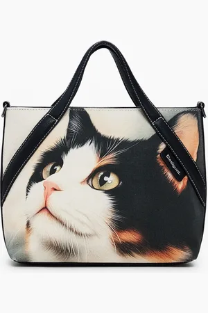 Desigual Bolso shopper gato mediano - - U