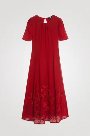 Desigual Vestido midi escote trasero - - L
