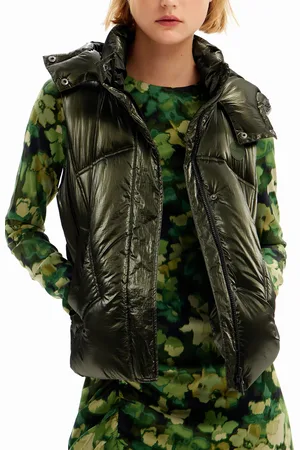 Desigual Chaleco acolchado tornasolado - - L
