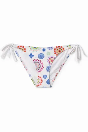 Desigual Braguita de bikini con lazo y mandalas - - L