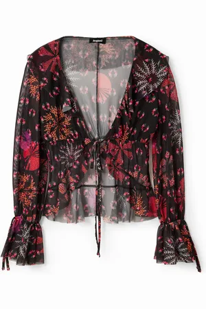 Desigual Blusa tul volantes - - L