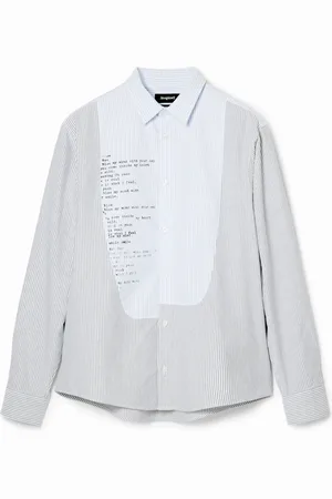 Desigual Camisa rayas patch - - L